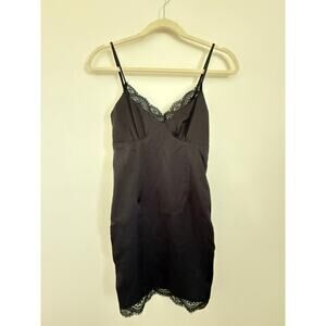 Princess Polly NWT Slip Dress Black Size 0